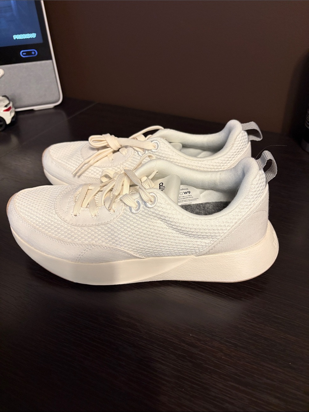 Allbirds Women's Lace-Up Sneakers in White- never been worn